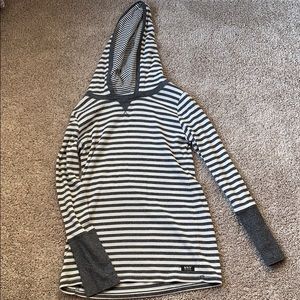 MARC NEW YORK STRIPED HOODIE